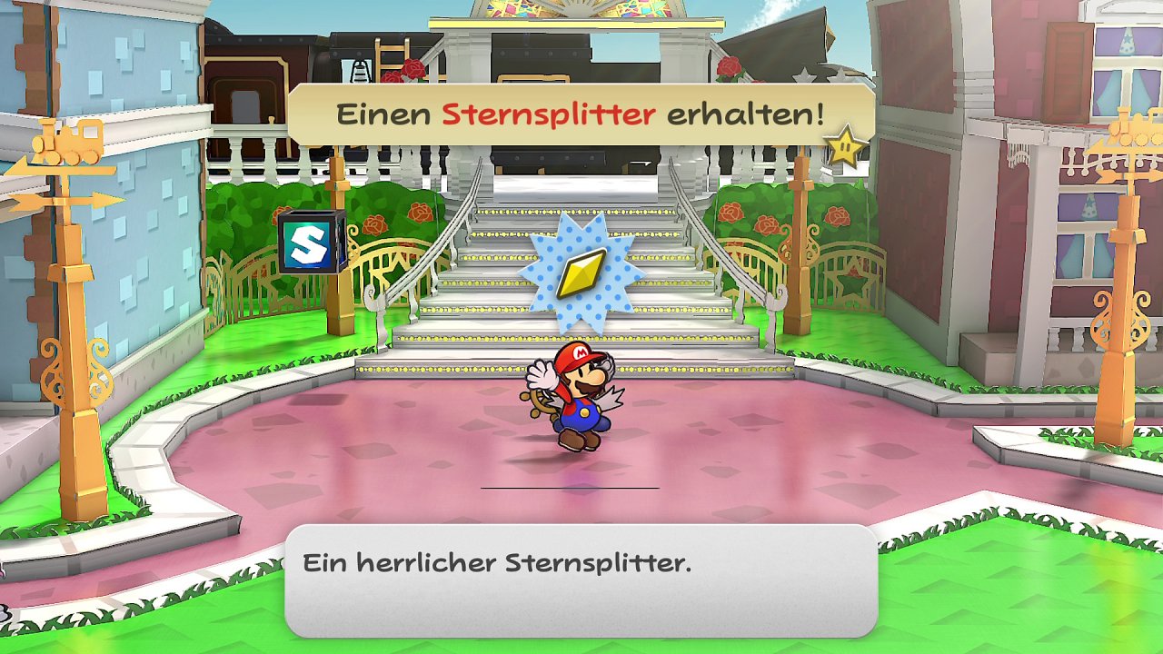 Mario findet einen Sternsplitter in Bad Glimmerich