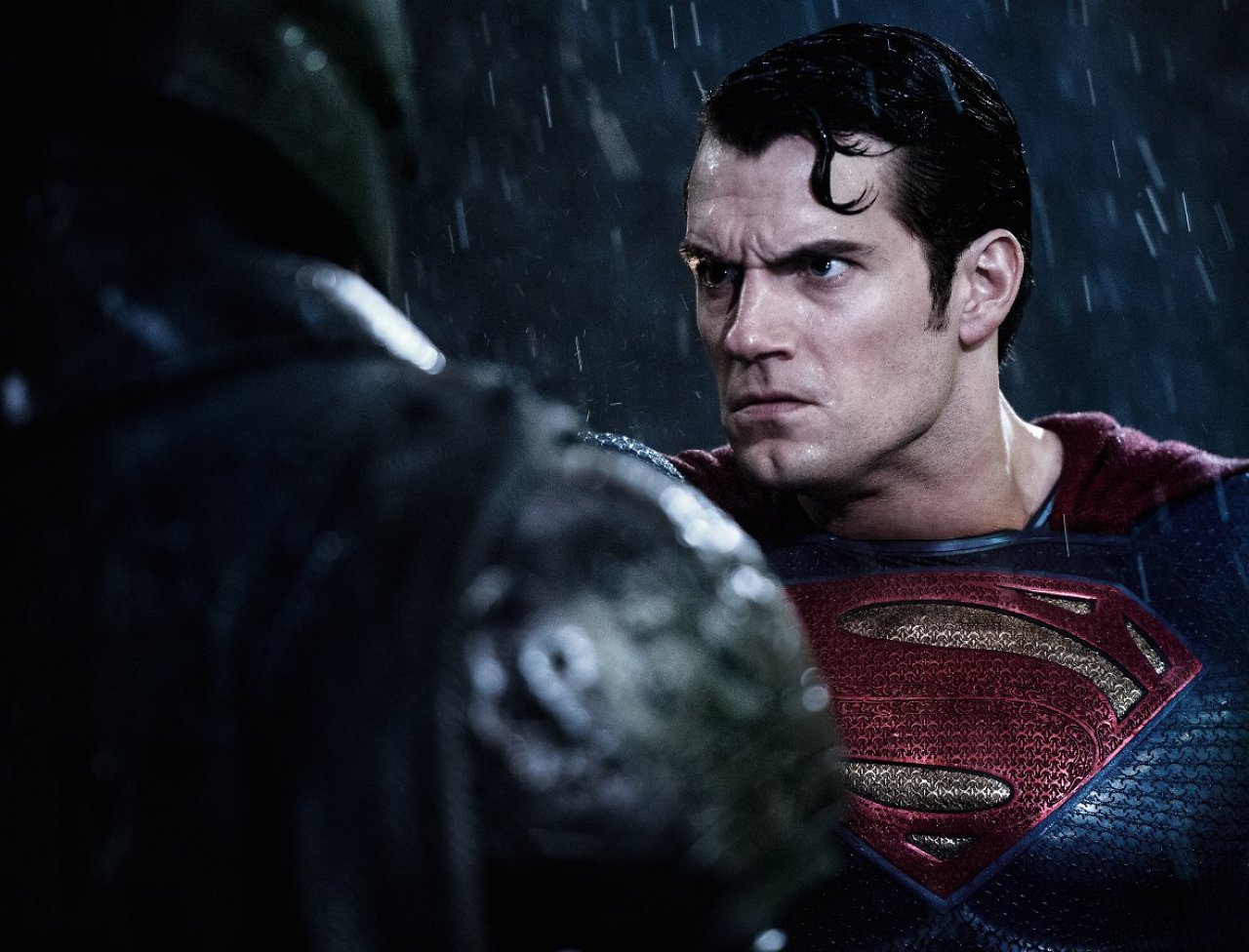 Henry Cavill in Batman v Sperman.