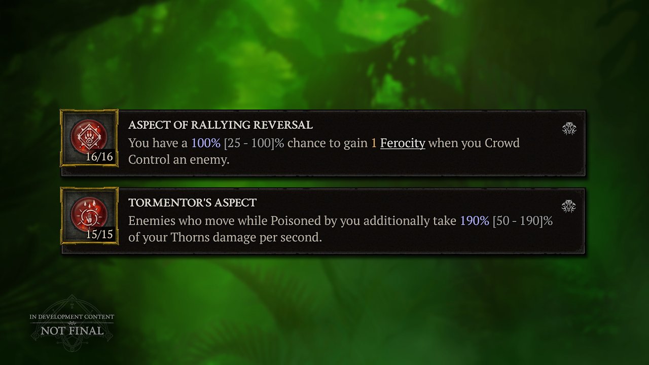 Aspekte des Geistgeborenen in Diablo 4