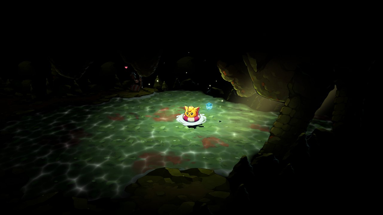 Katze im Schwimmreif