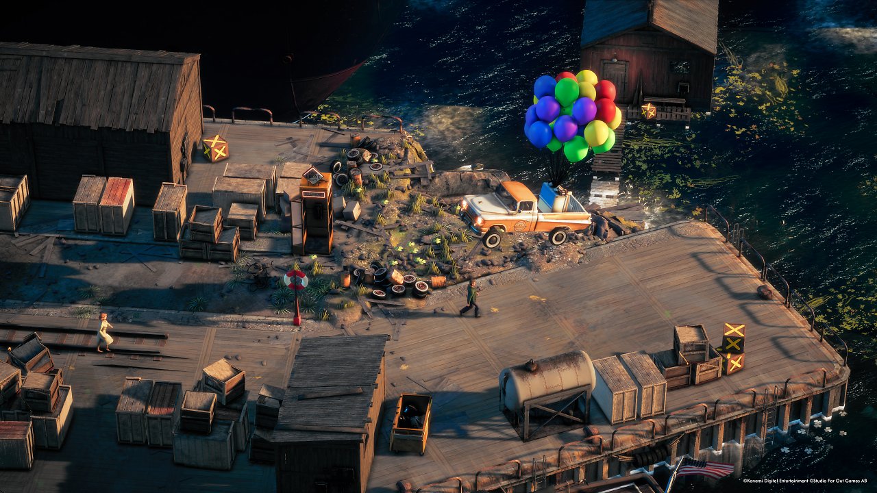 Fahrt mit Luftballons am Auto