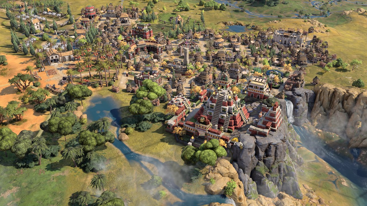 Eine Stadt der Maya