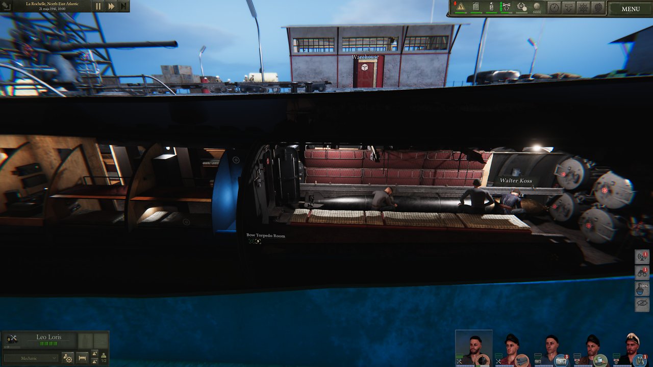 Innenansicht U-Boot