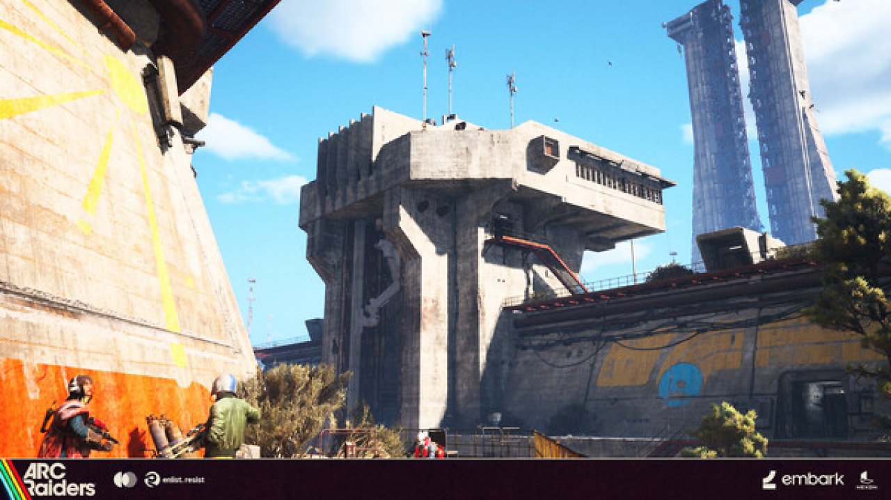 Raider streifen durch den alten Raumhafen