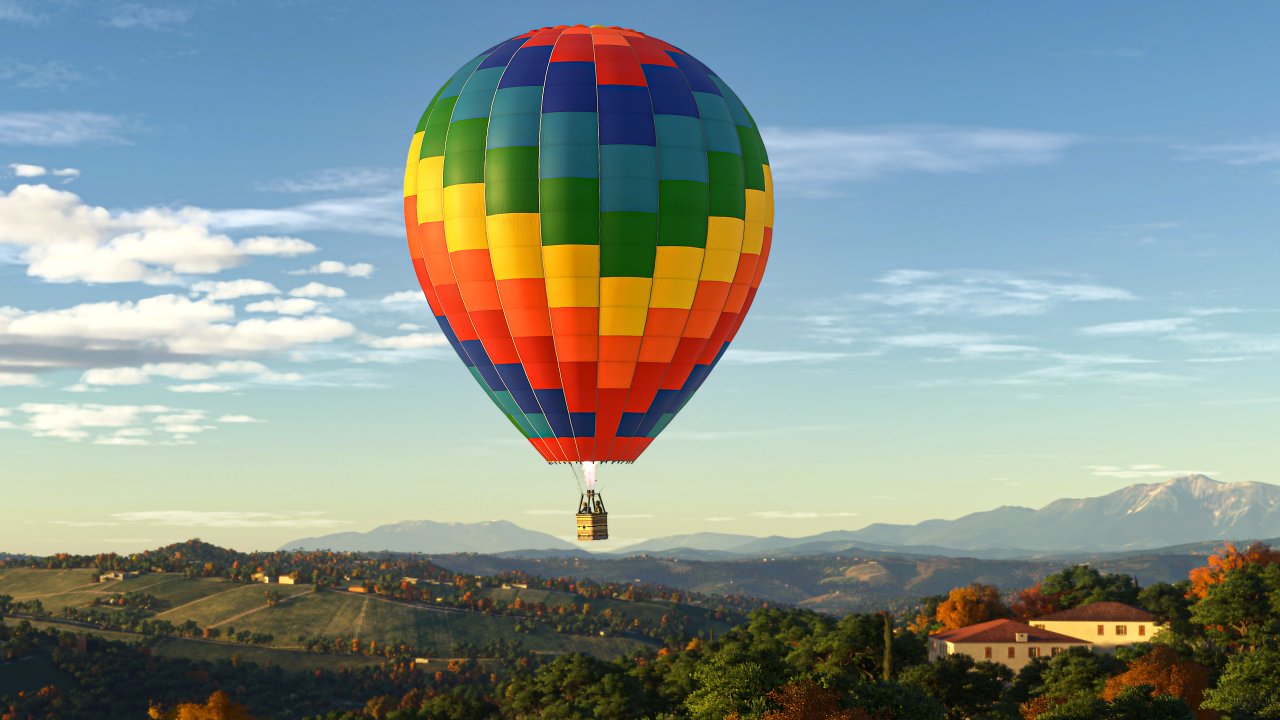 Heißluftballon
