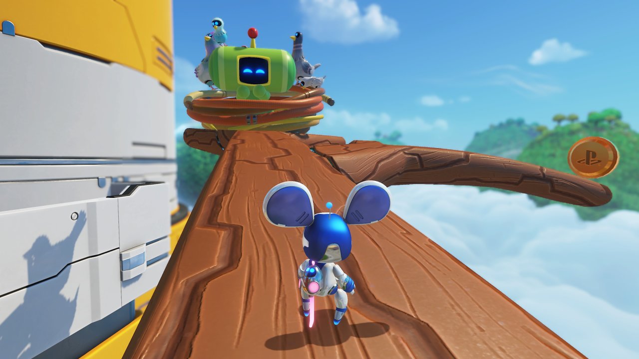 Astro Bot rettet einen anderen Bot