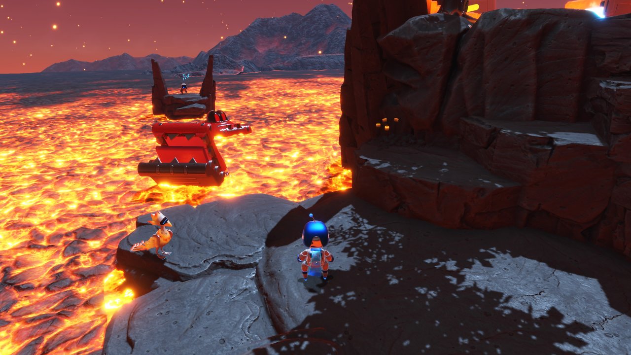 Astro Bot rettet einen anderen Bot