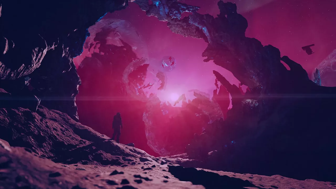 Die Landschaft der Heimat von Haus Va'ruun in Shattered Space