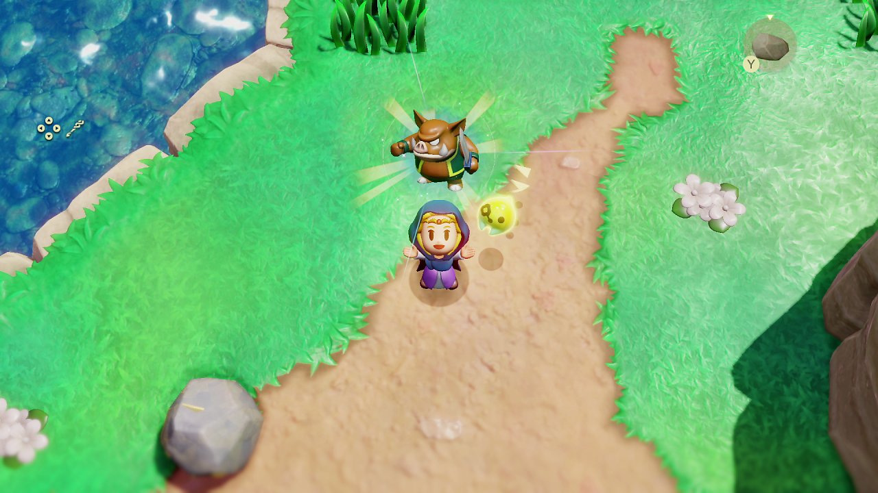 Zelda merkt sich einen Gegner