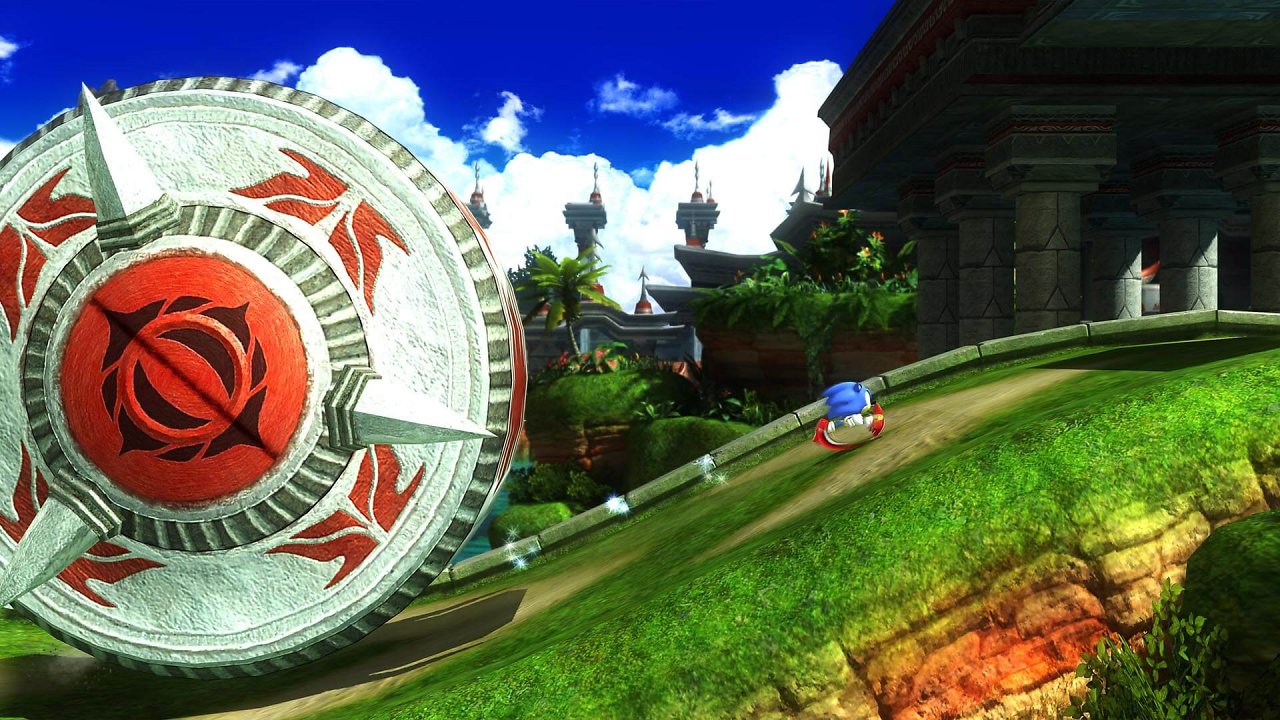 Ein 2D-Level in Sonic X Shadow Generations