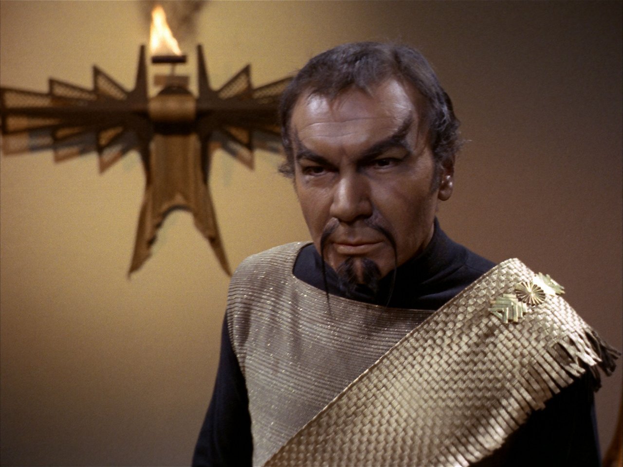 John Colicos als Kor - der allererste Klingone in Star Trek