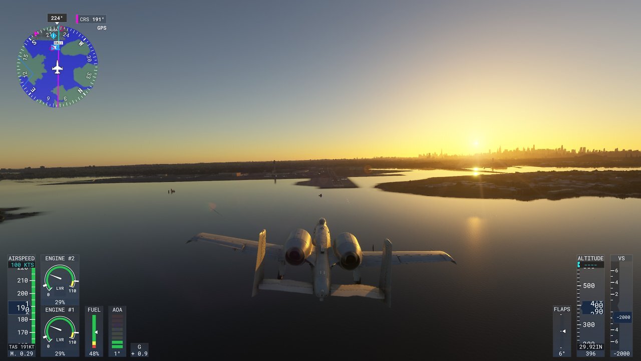 Microsoft Flight Simulator 2024 - AC-10 im Anflug auf LaGuardia