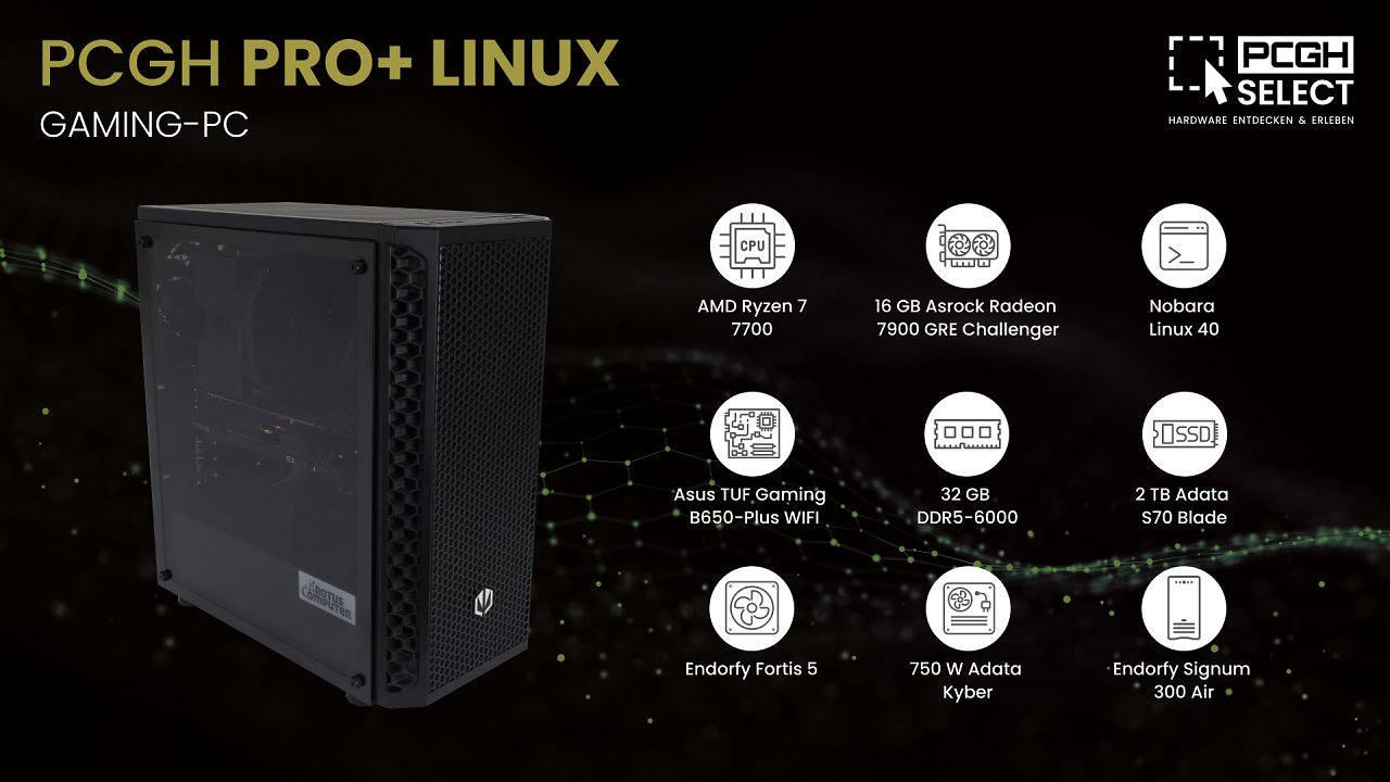 [08/11/2024] Unser PCGH Pro+ Linux Gaming-PC mit Krotus: Das AMD-Powerhouse mit vorinstalliertem Nobara Linux 40