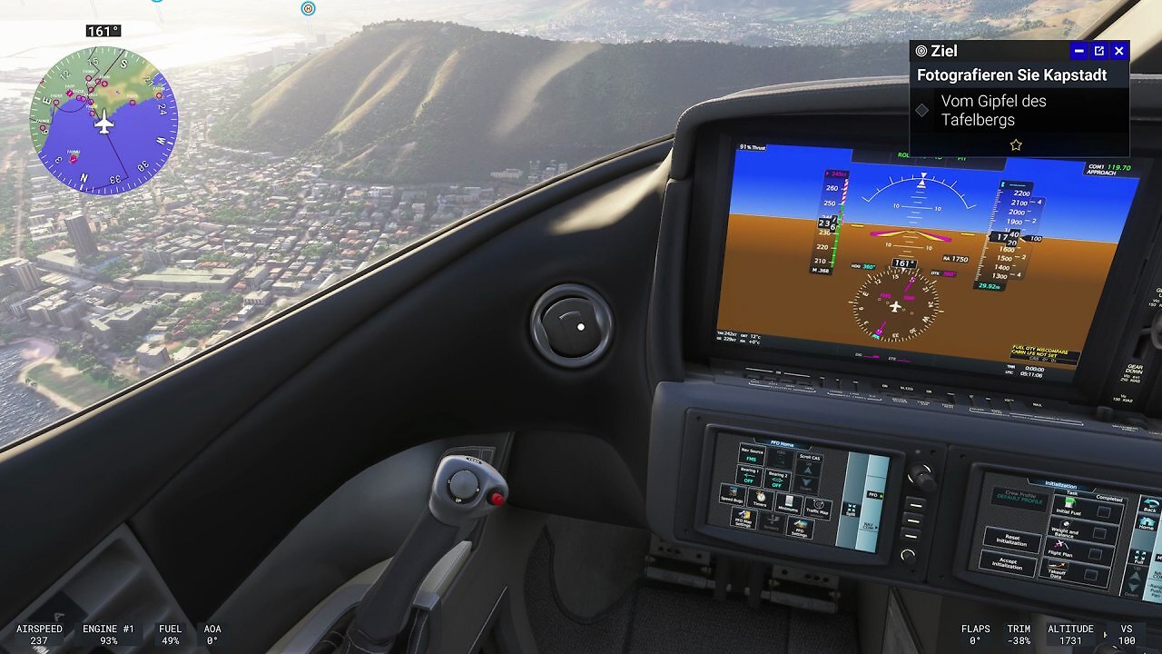 [17/12/2024] Um die interaktiven Cockpits zu bedienen, ist eine Maus zusätzlich zum Controller sehr zu empfehlen.