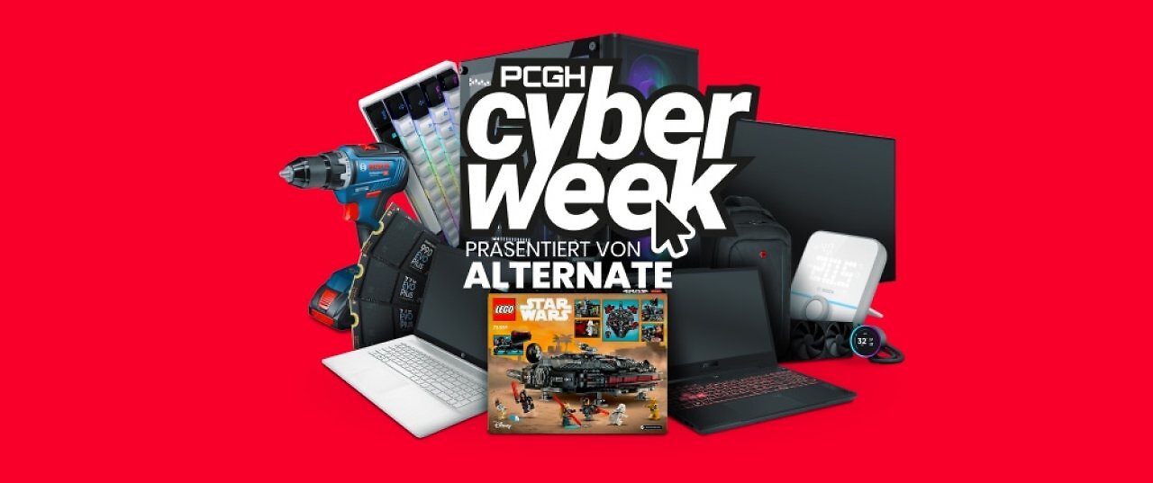 [29/01/2025] PCGH Cyber Week 2025: Ab 31. Januar shoppen und von fetten Rabatten profitieren!