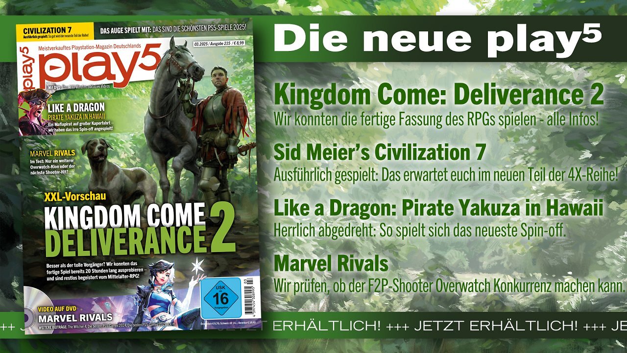 Die wichtigsten Themen der play5 03/25