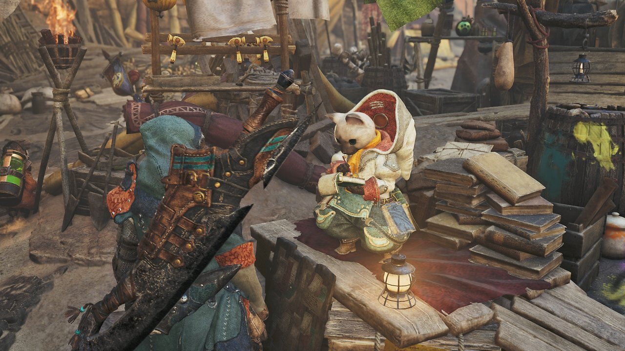 Der Palico im Basislager