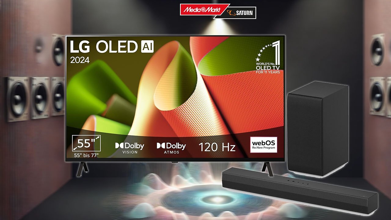 [12/03/2025] LG OLED B4 und Soundbar LG DS40 im Duo günstiger bei MediaMarkt/Saturn.