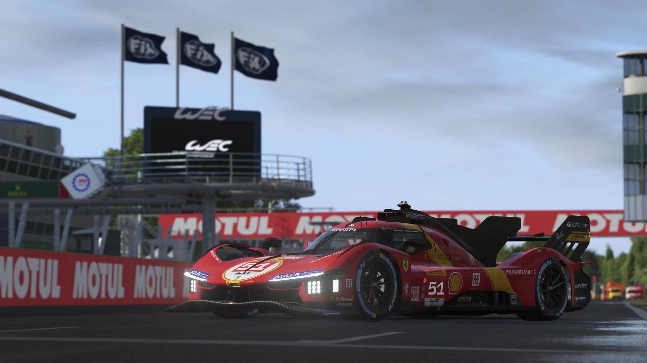 Ein Ferrari-Hypercar in Nahaufnahme