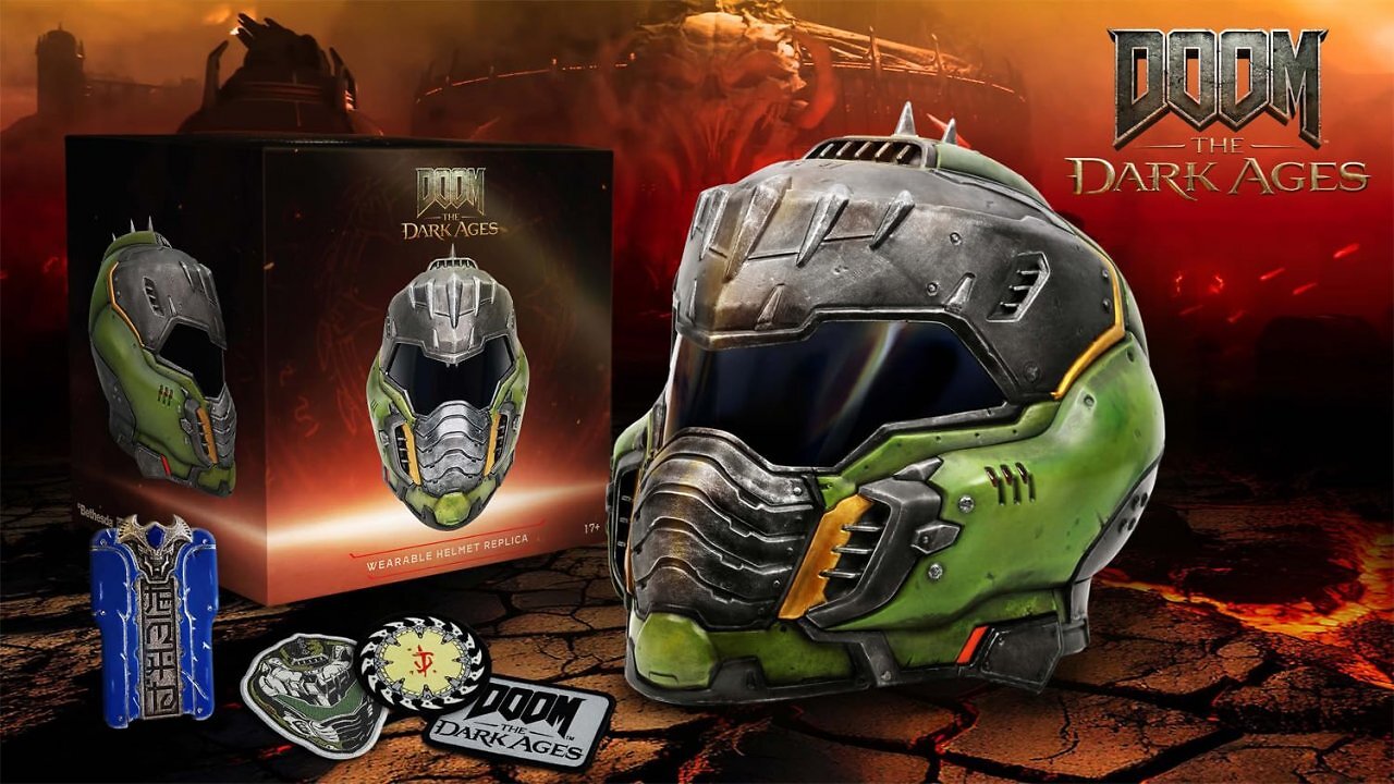 [01/04/2025] Doom-Fans rasten aus: Offizieller Slayer-Helm aus DOOM: The Dark Ages jetzt vorbestellbar