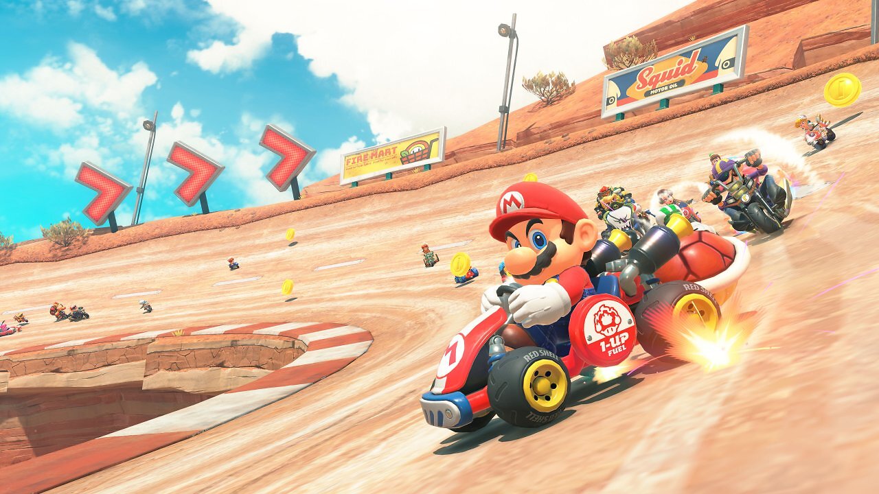 Mario driftet