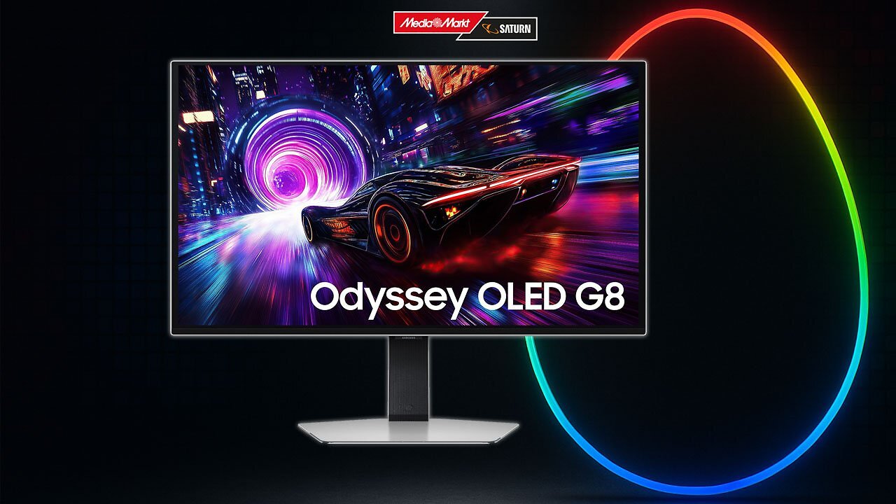 [08/04/2025] Samsung Odyssey OLED G81 Monitor zum Tiefstpreis bei MediaMarkt/Saturn.