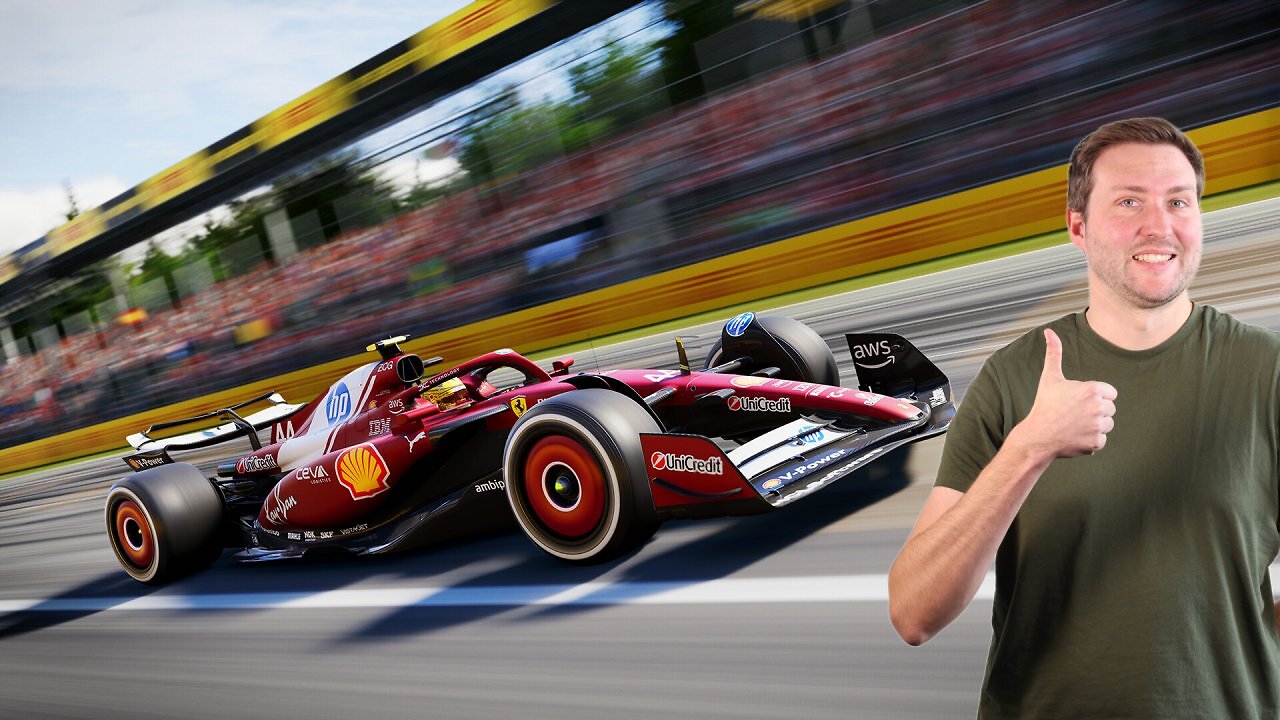 Der Ferrari von Lewis Hamilton