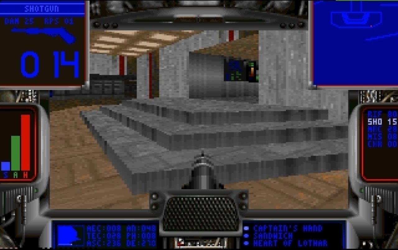 Ein Screenshot aus einer frühen Alpha aus Doom.
