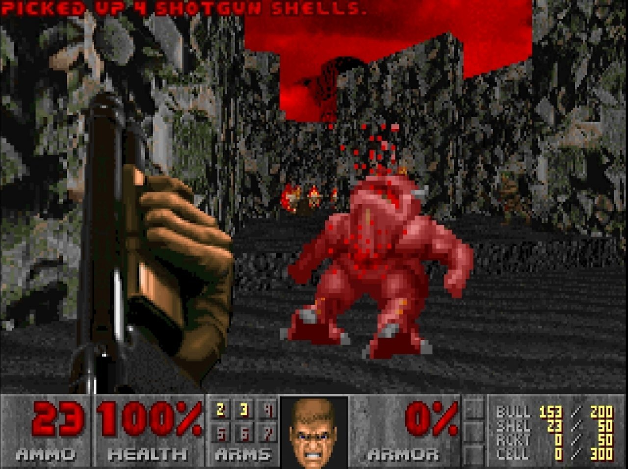 Doom in seiner MS-DOS-Version.