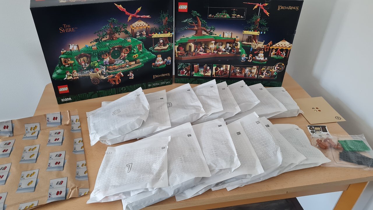 [18/06/2025] LEGO Das Auenland Schachtelinhalt