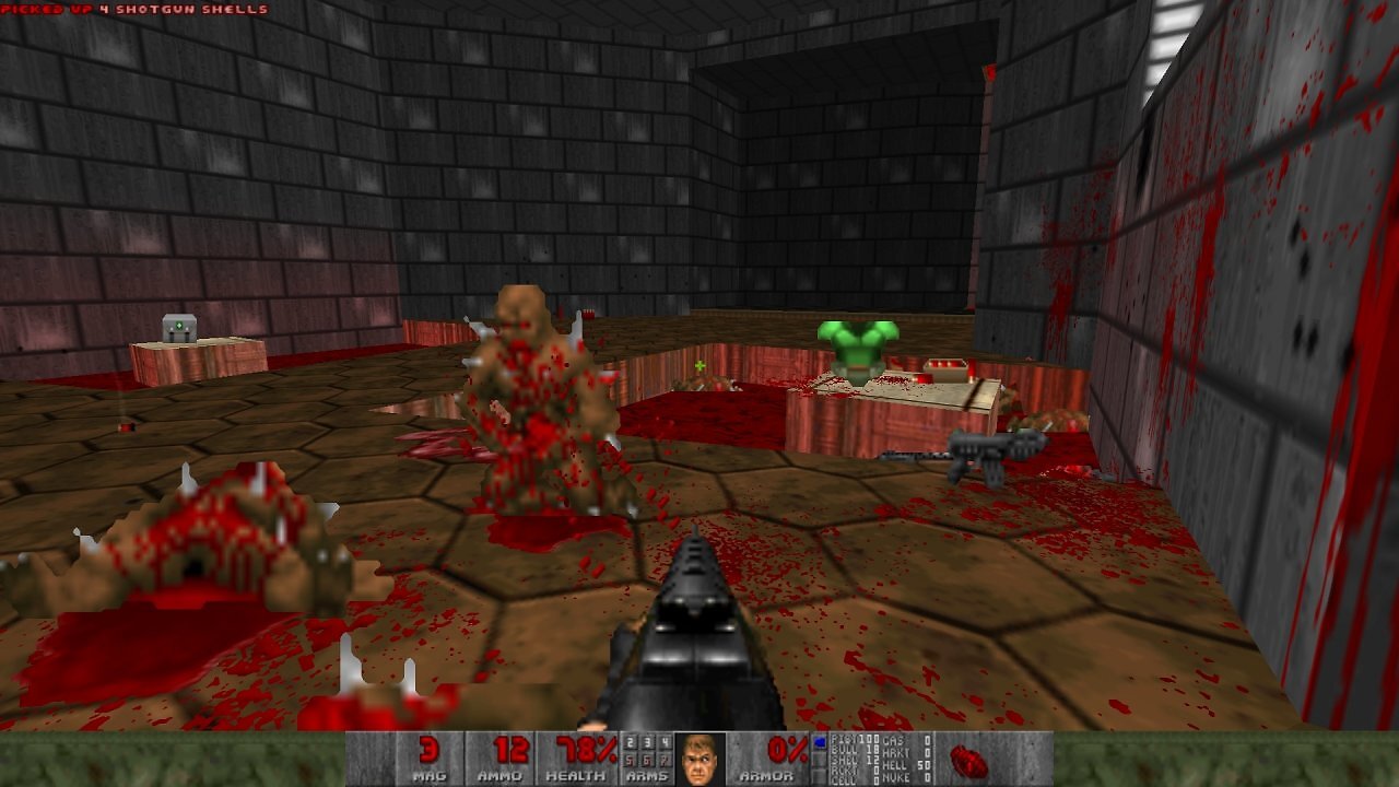 Ein Screenshot aus Brutal Doom
