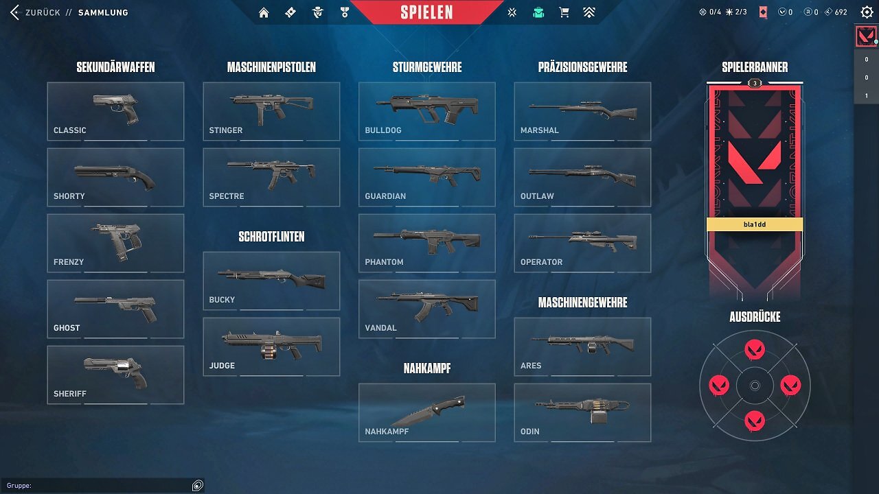 [23/06/2025] Mit Pistolen, MPs, Schrotflinten, Sturm-/Maschinengewehren und Sniper ist das Waffenarsenal klassisch gehalten. Skins können gekauft (nicht gehandelt) werden.