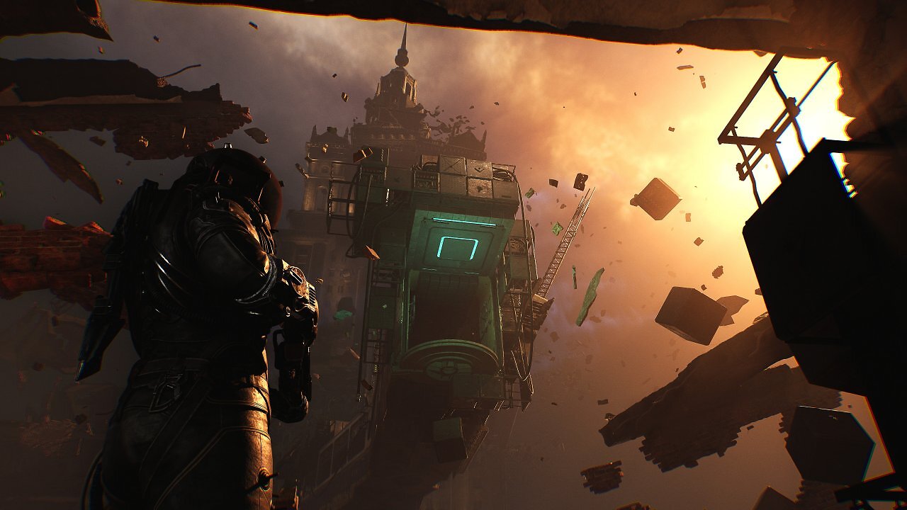 Später im Spiel muss die Heldin auch Gravitationssprünge vollführen, ähnlich wie Isaac Clarke in Dead Space. Eine solche Passage konnten wir allerdings selbst noch nicht spielen.