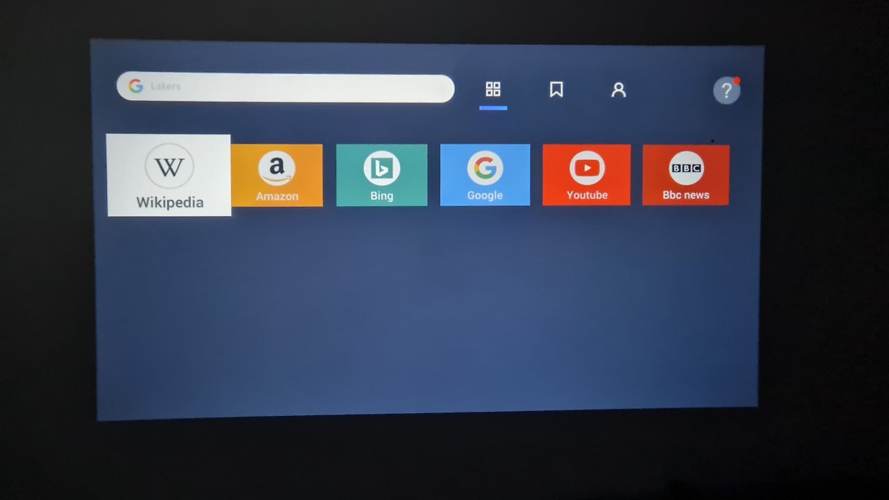 UI des Dangbei N2 mini