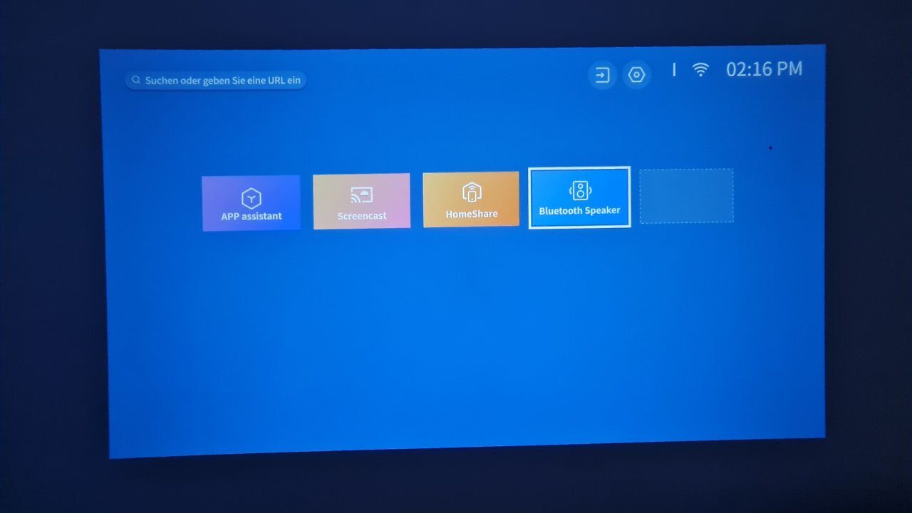 UI des Dangbei N2 mini