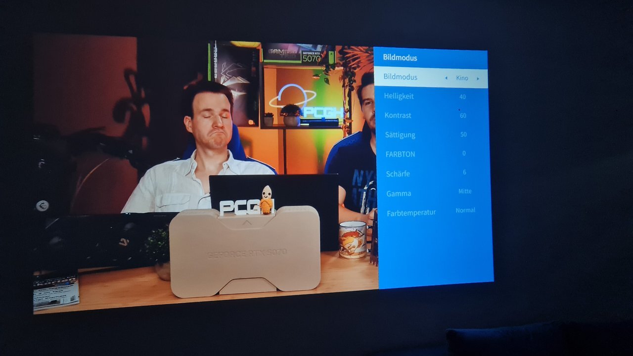 Bildoptionen des Dangbei N2 mini