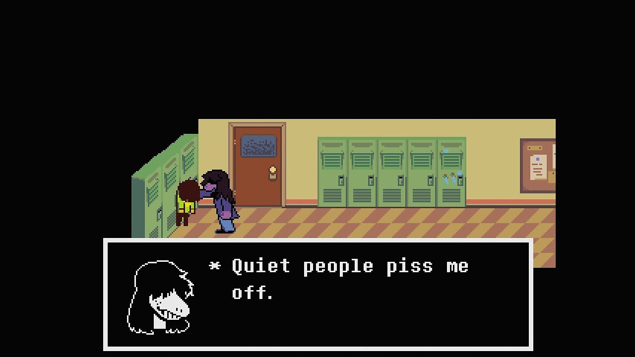 Susie bedroht Kris in der Schule.