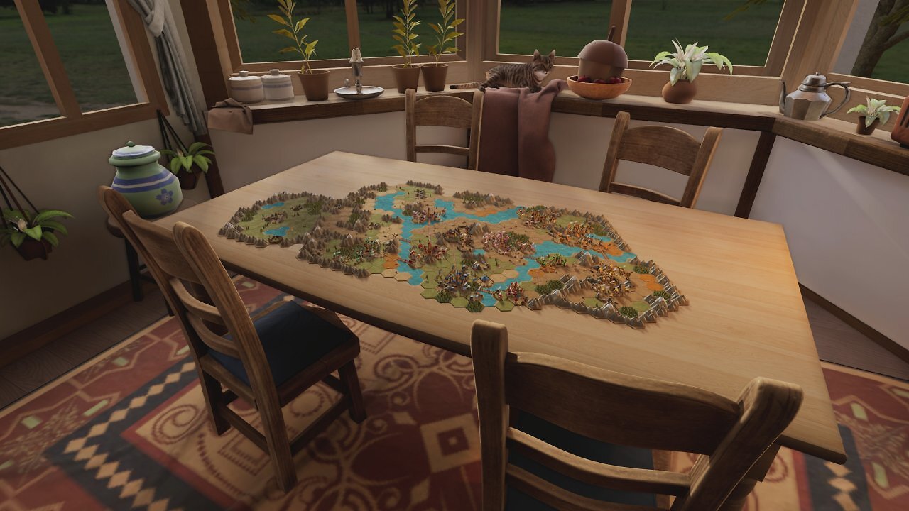 [21/07/2025] Ein idyllischer Tisch, Katze am Fenster und nichts zu tun: Zeit für ein Brettspiel!