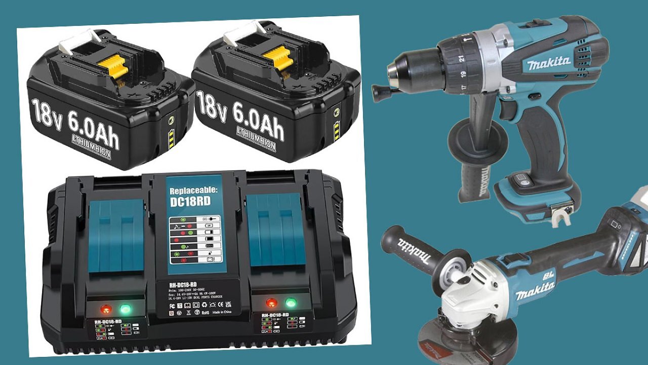 Kann das stimmen? 2x 18V-Akku 6,0 Ah für Makita & Doppel-Lader im Set unter 80€ - auch Werkzeuge günstiger
