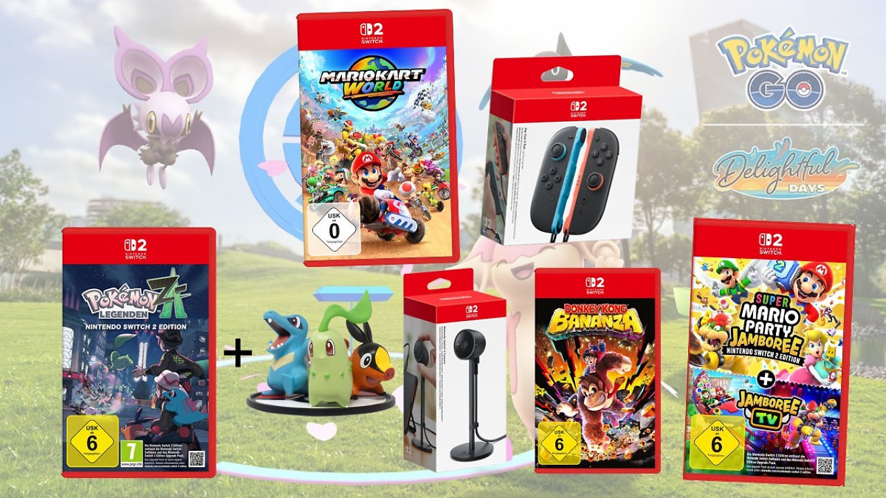 Switch 2-Sonderangebote: Pokémon-Legenden, Donkey Kong, Kirby uvm.