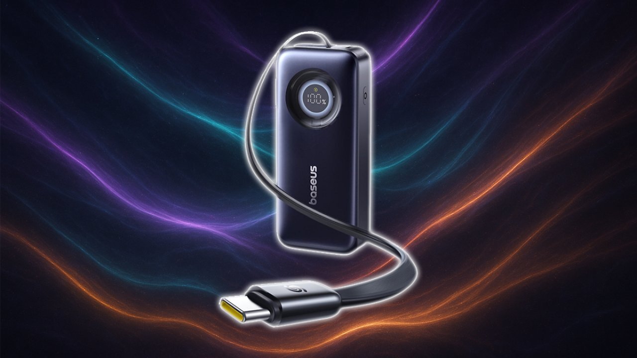 [24/08/2025] Baseus EnerCore Powerbank 20000mAh 67W mit Einziehbares 70cm USB-C Kabel, Höchstleistung mit 2X USB-C, kompatibel mit iPhone 16/15 Serie, iPad, MacBook, Loptop, Samsung und mehr Amazon Angebot