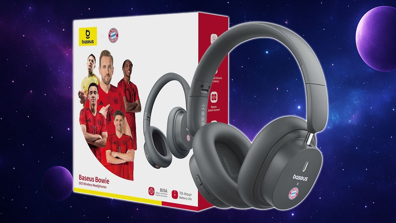 [07/08/2025] Halber Preis: Amazon schlägt Bluetooth Over Ear Kopfhörer von Baseus für 16 Euro aus Lager