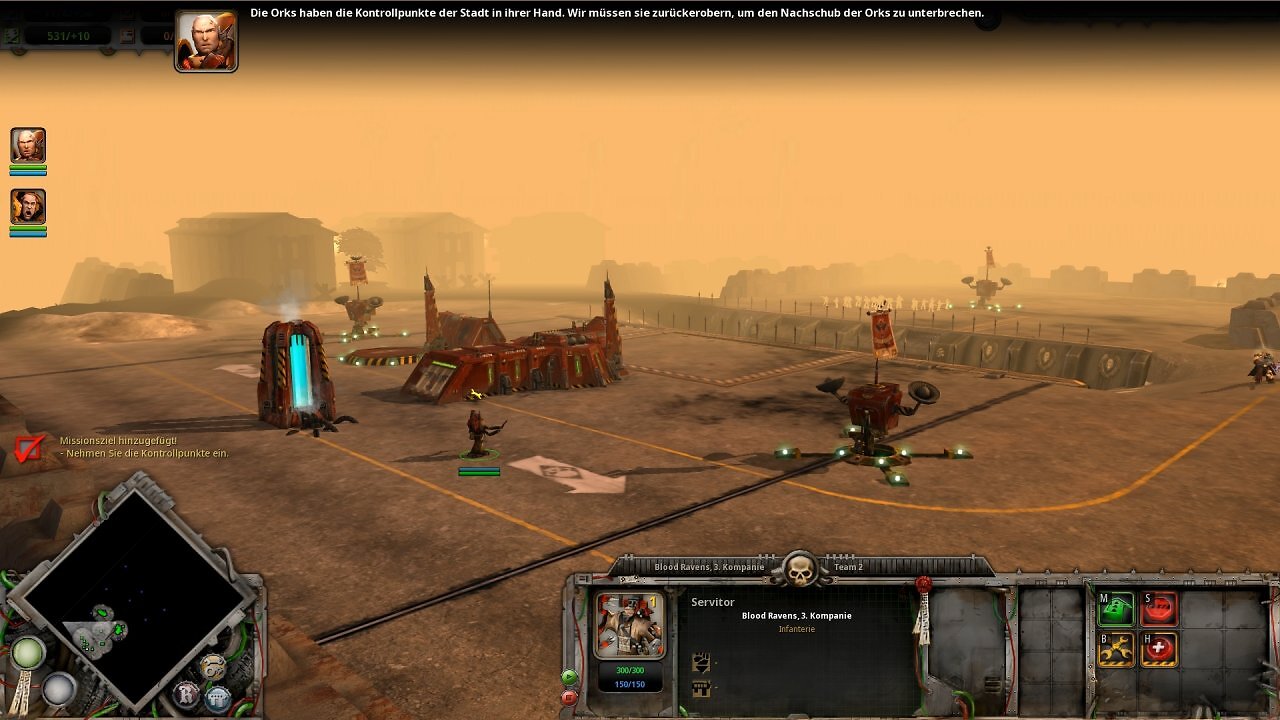 Grafikvergleich: Dawn of War im Jahr 2025: Das Remaster bietet deutlich mehr Übersicht.