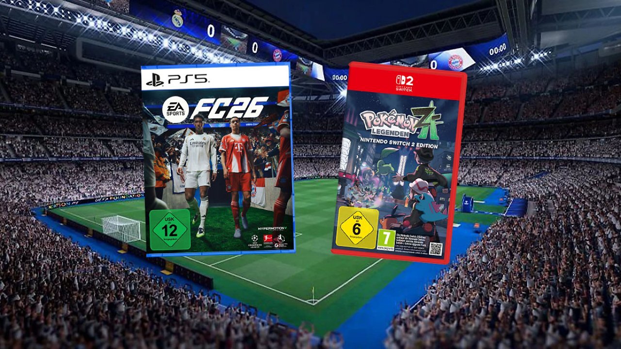 Warum mehr bezahlen? EA Sports FC 26 & Pokémon-Legenden: Z-A mit Rabatten vorbestellen