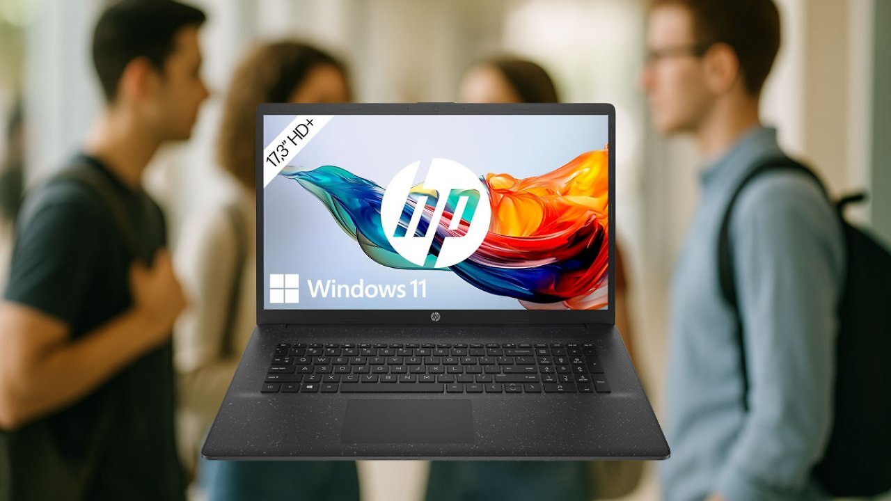 Amazon-Rabatt-Hit: HP Laptop mit 17,3 Zoll, Windows 11 und Schnelllade-Technologie kostet im Sonderangebot nur 329 Euro