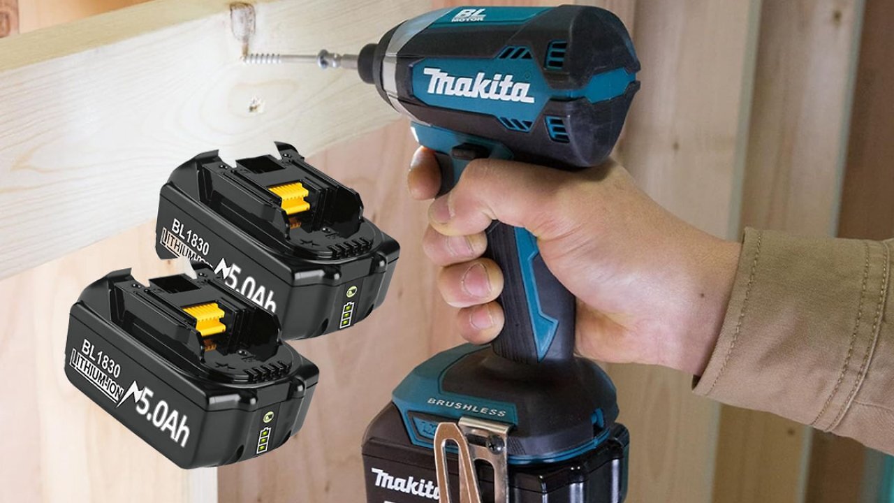 Aktuelles Amazon-Angebot: 2x 18V-Akku 5,0 Ah für Makita - Spar-Set kostet gerade keine 45€