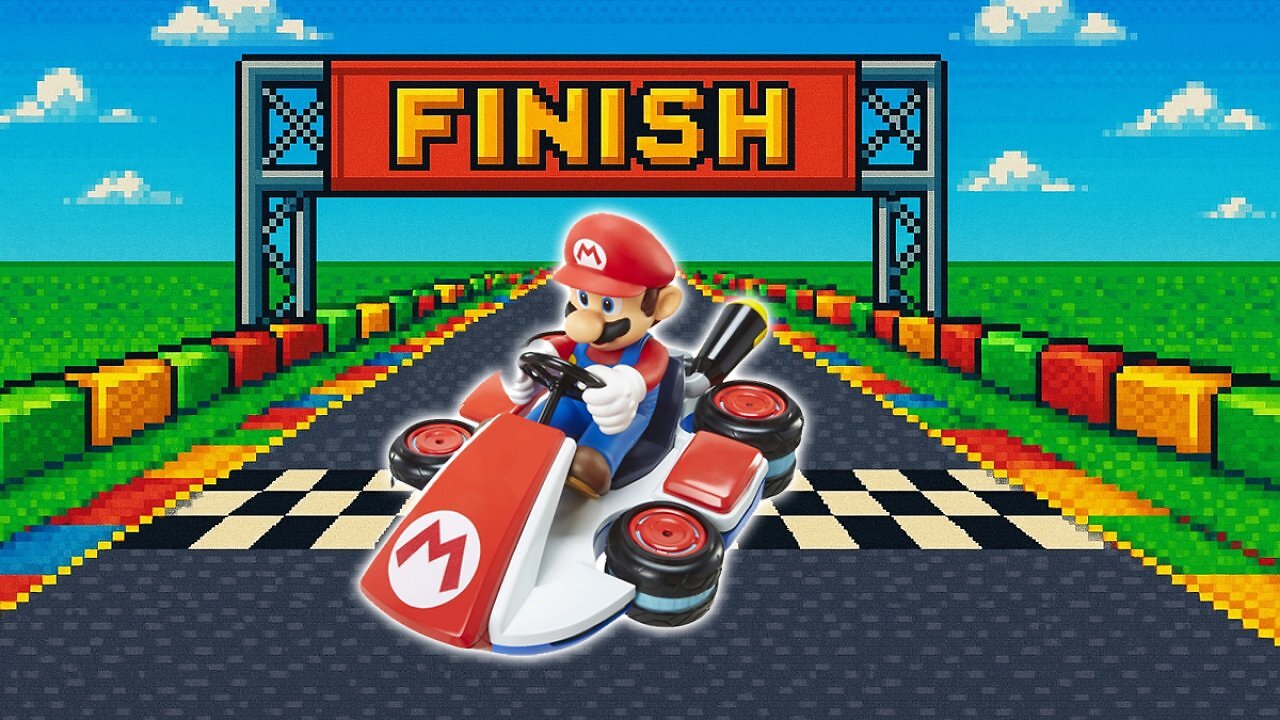 [23/08/2025] Nintendo Super Mario Kart Mini Anti-Gravity RC Racer 2,4 GHz, mit voll funktionsfähiger Lenkung für 360° Drehungen, Schwünge und Drifts! – Bis zu 30 m Reichweite – Für Kinder ab 4 Jahren Amazon Angebot