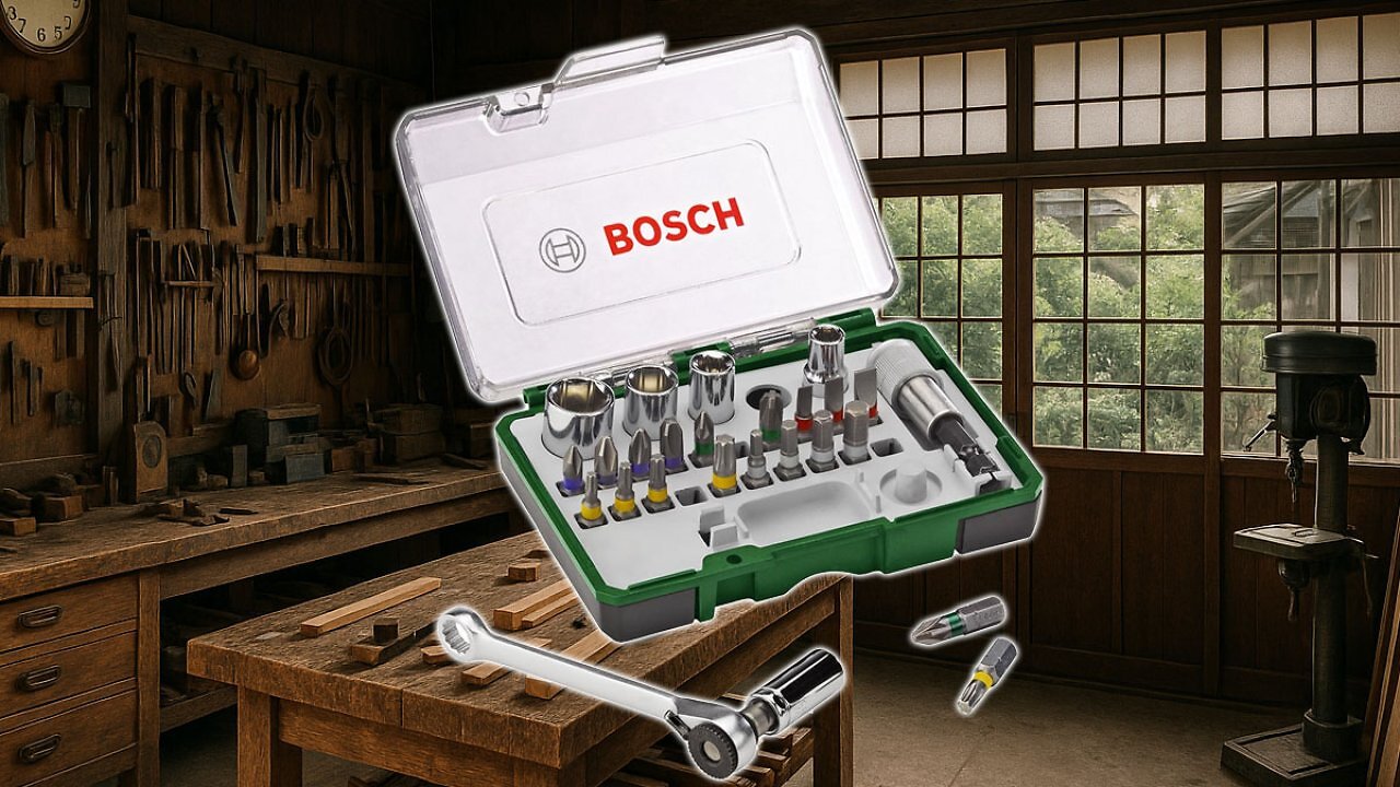 [14/08/2025] Wenn das mal kein Zahlendreher ist: Amazon wirft Bosch Ratschen-Bit-Set kurz für 12 € aus Lager