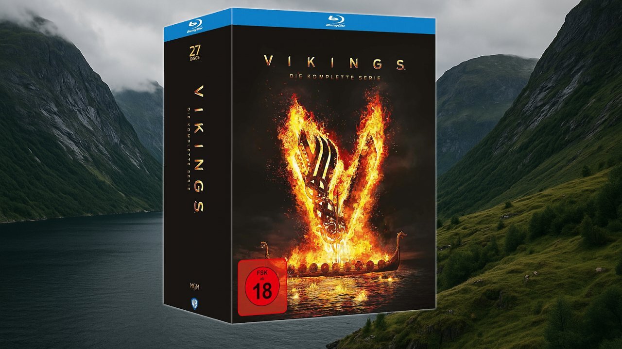[28/08/2025] Vikings – die komplette Serie: alle 6 Staffeln auf Blu-ray mit 31 % Rabatt bei Amazon erhältlich