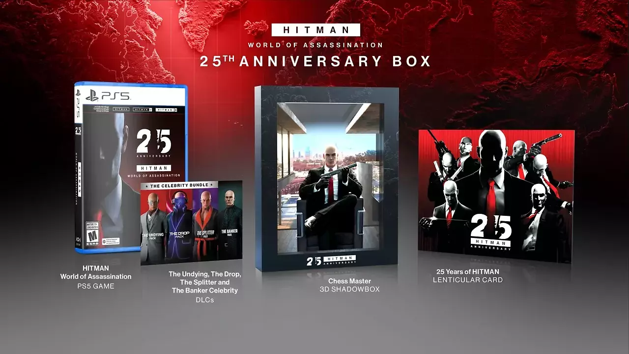 [23/09/2025] 25 Jahre Hitman: Exklusive Jubiläums-Box bringt Sammlerstücke für PS5-Fans